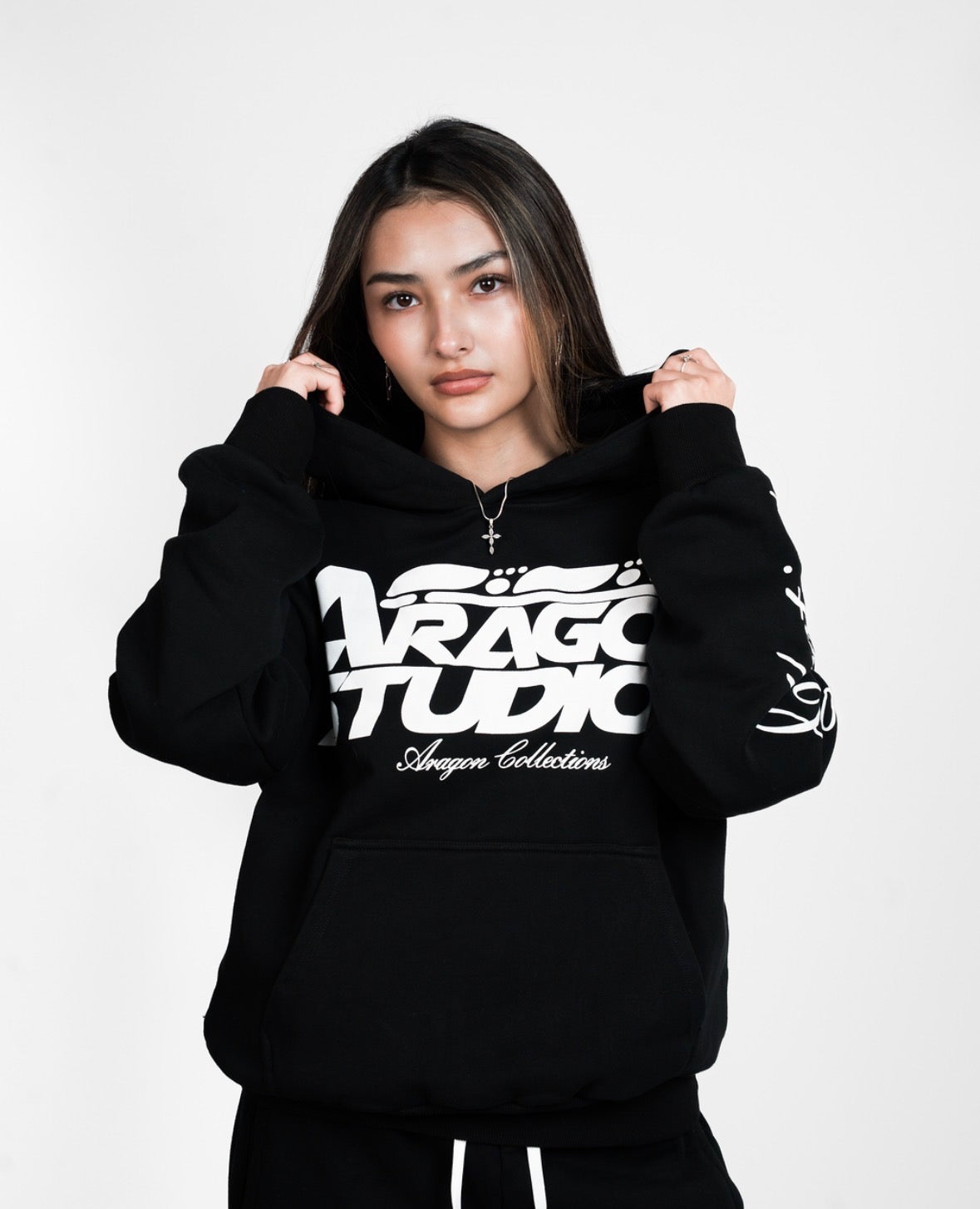 Aragon studios black hoodie